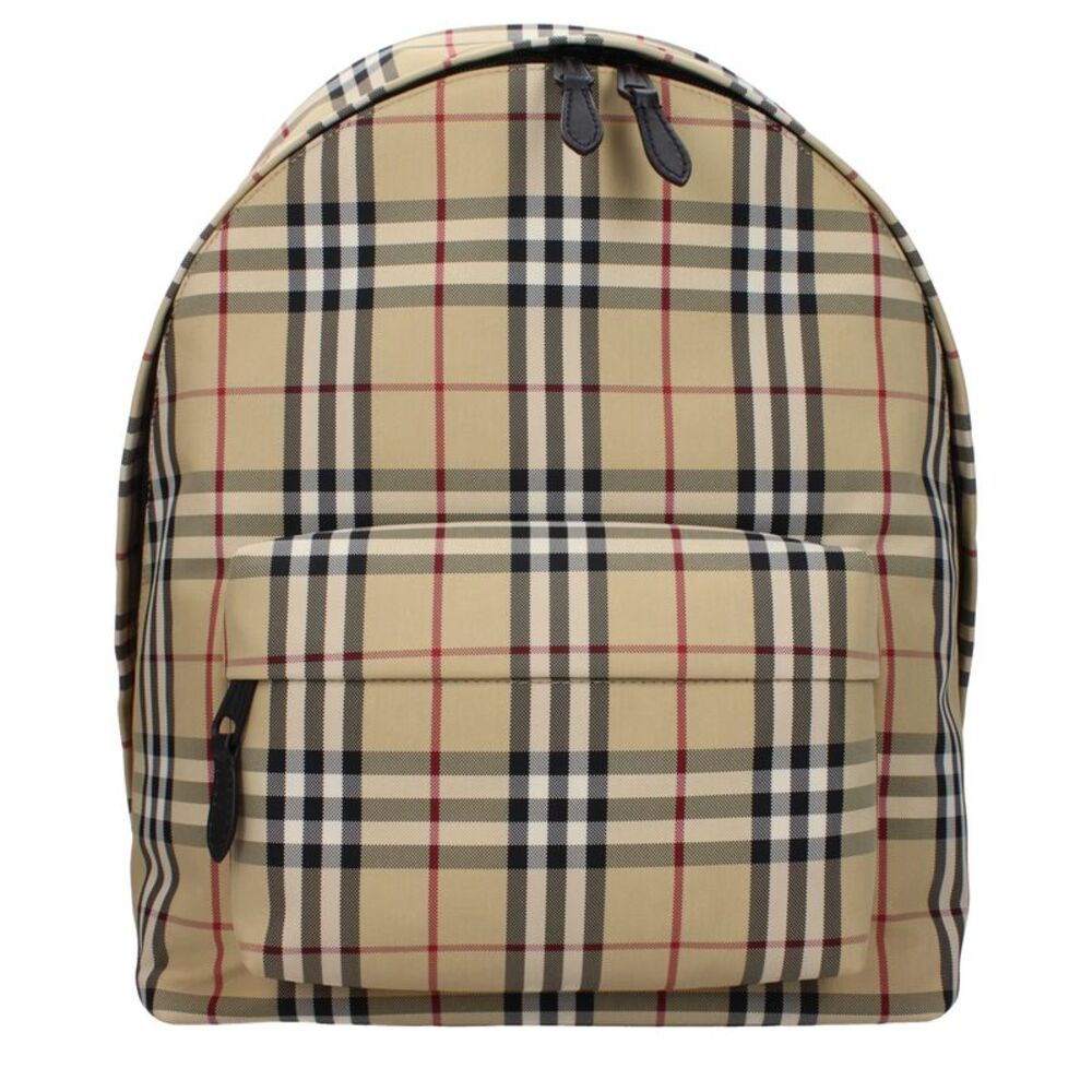 Burberry Beige Fabric Men's Backpack